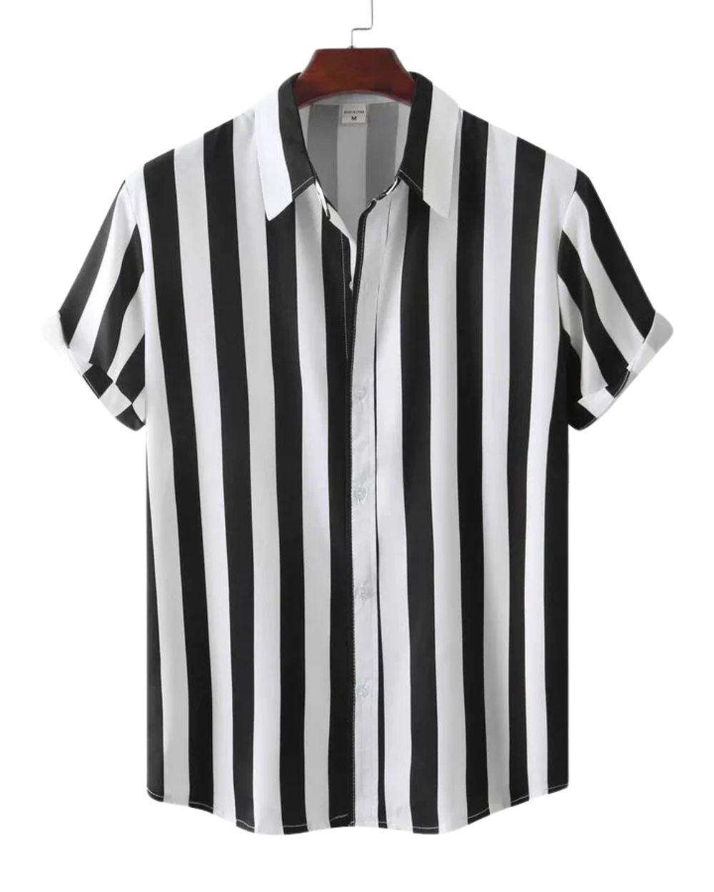 Chemise d’été à rayures respirante