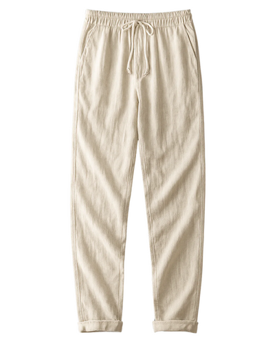 Pantalon en lin stylé