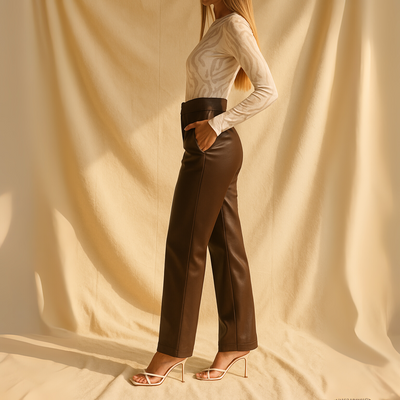 Pernelle - Kunstleren broek