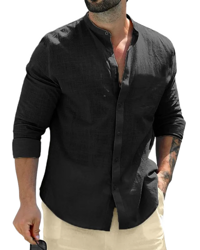 Chemise en lin pour hommes
