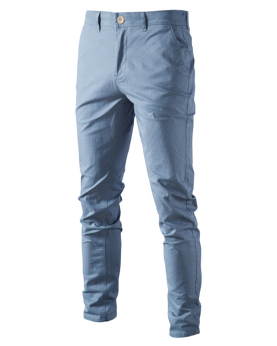 Pantalon en Coton Décontracté