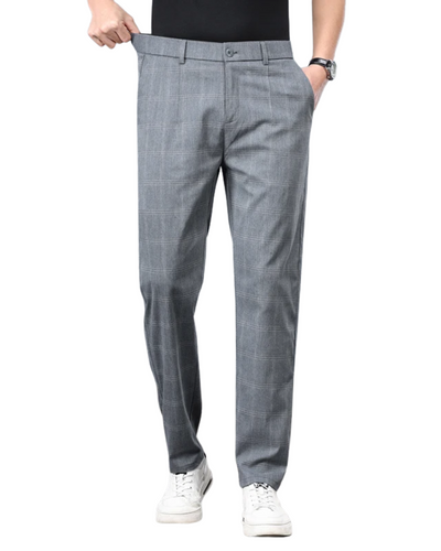 Pantalon à Carreaux Extensible