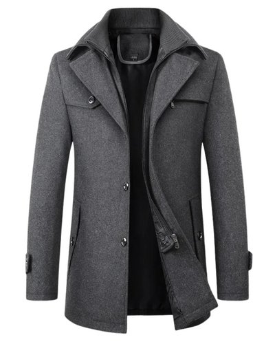 Manteau d’Hiver en Laine Élégant