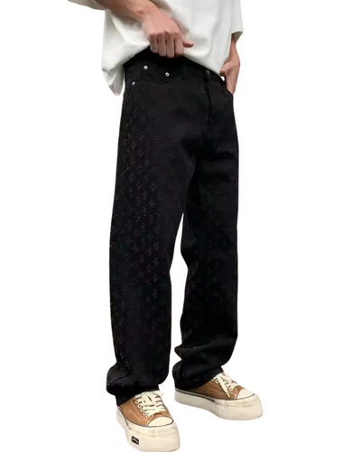 Jean en Denim Jacquard