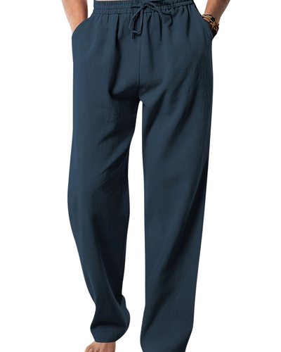 Pantalon d’Été en Lin Décontracté