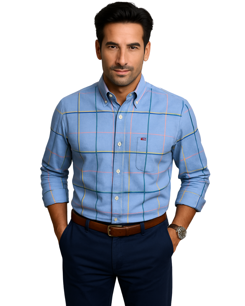Chemise élégante pour hommes en coton
