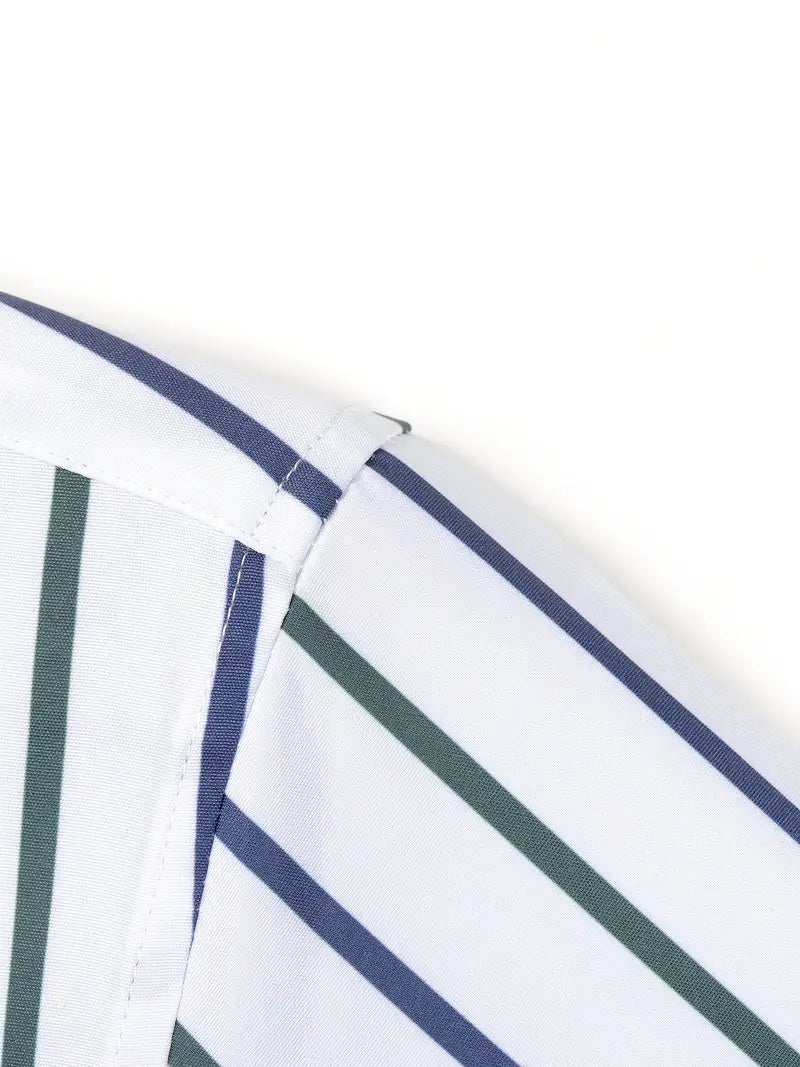 Chemise Chic à Rayures