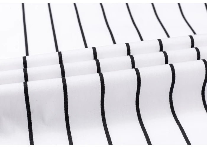 Chemise élégante à rayures en coton