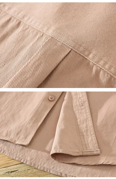 Chemise en coton à manches courtes