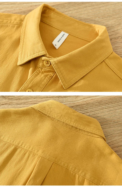 Chemise en coton à manches courtes