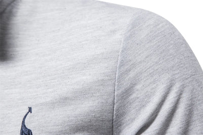 Polo décontracté à manches longues