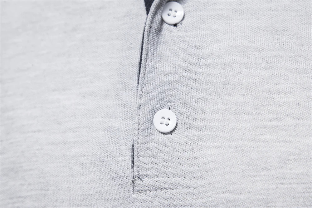 Polo décontracté à manches longues