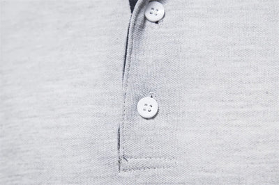 Polo décontracté à manches longues