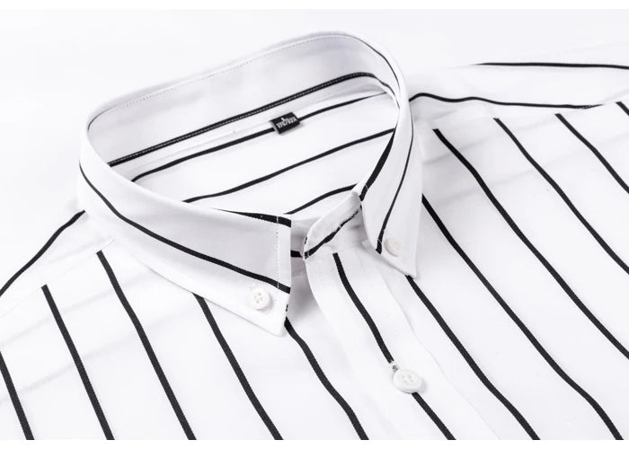 Chemise élégante à rayures en coton