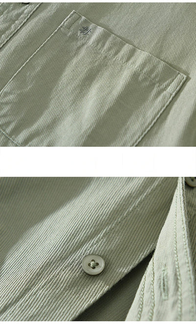 Chemise en coton à manches courtes