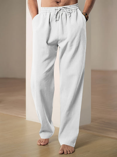 Pantalon d’Été en Lin Décontracté