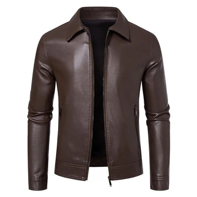 Veste en cuir casual