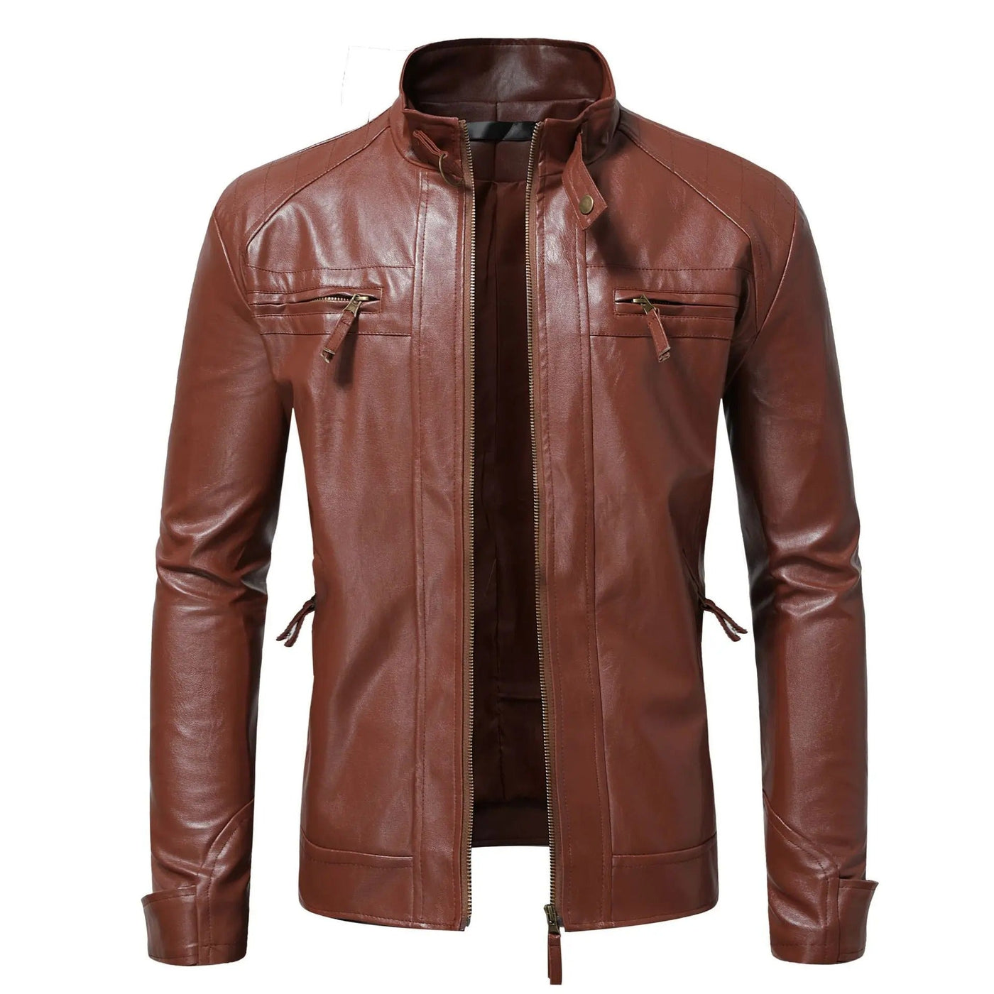 Veste en cuir élégante pour homme