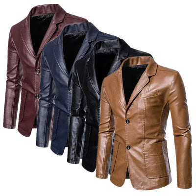 Veste en cuir Business Casual