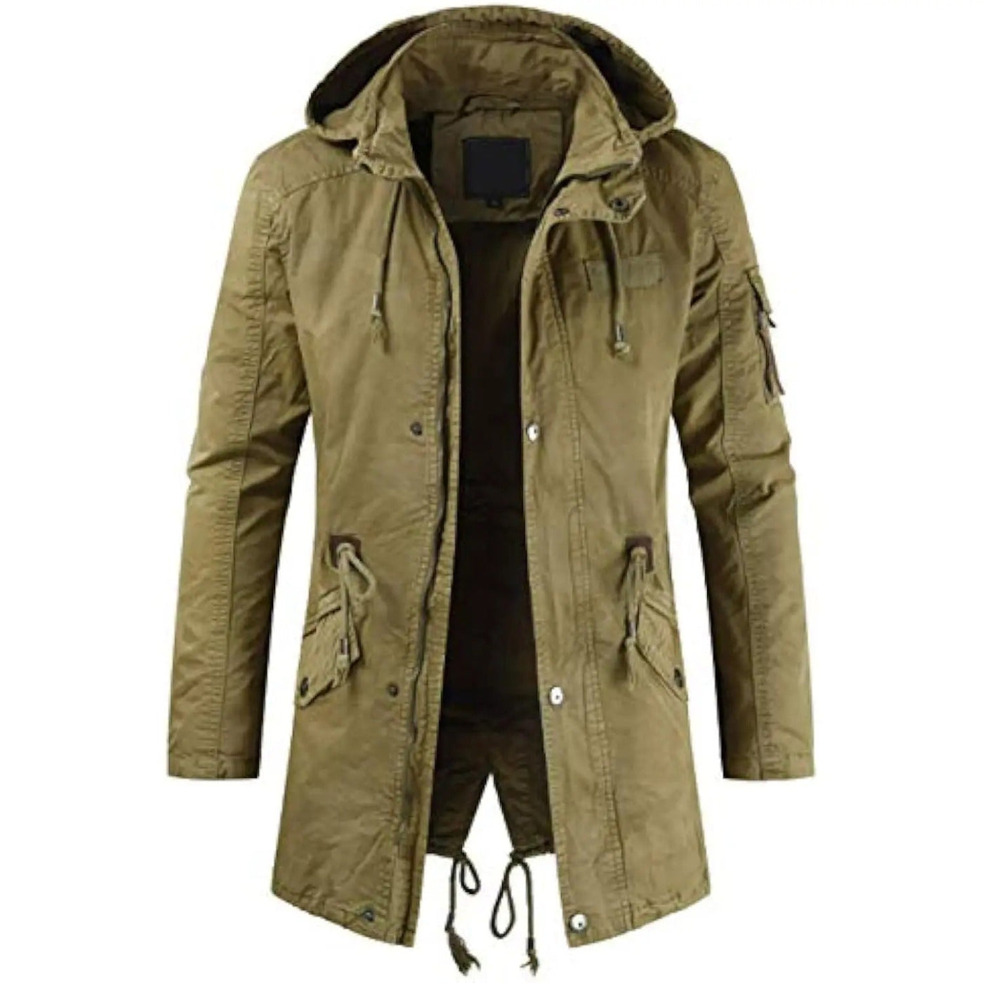Longue parka cargo