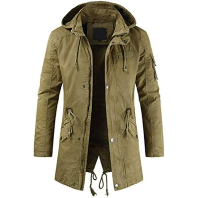 Longue parka cargo