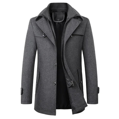 Manteau d’Hiver en Laine Élégant
