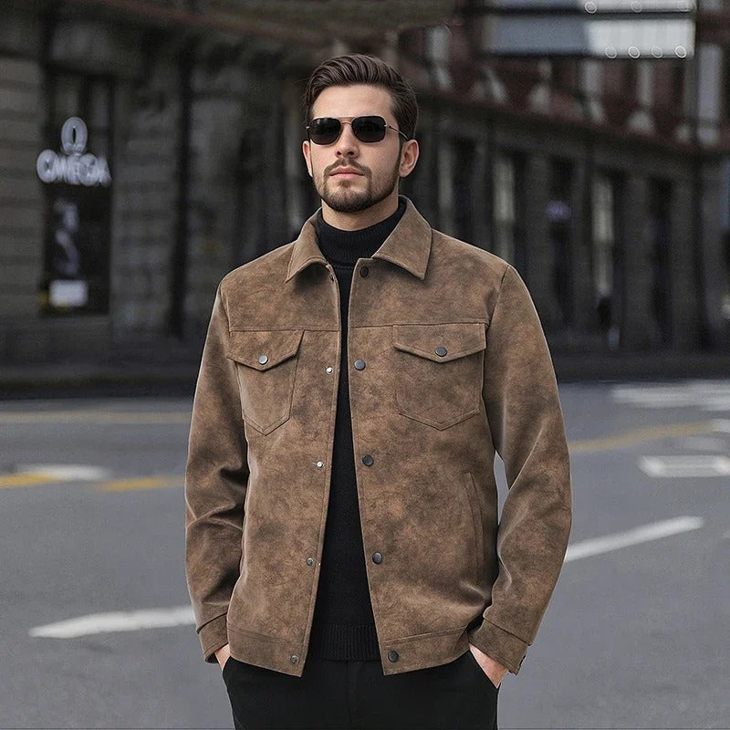 Veste en daim premium