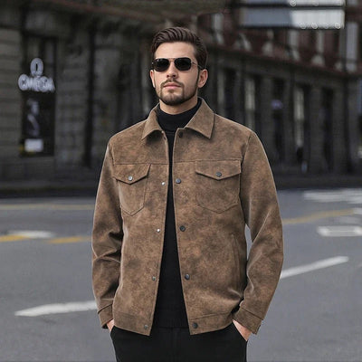 Veste en daim premium