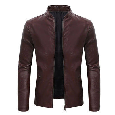Blouson en cuir classique