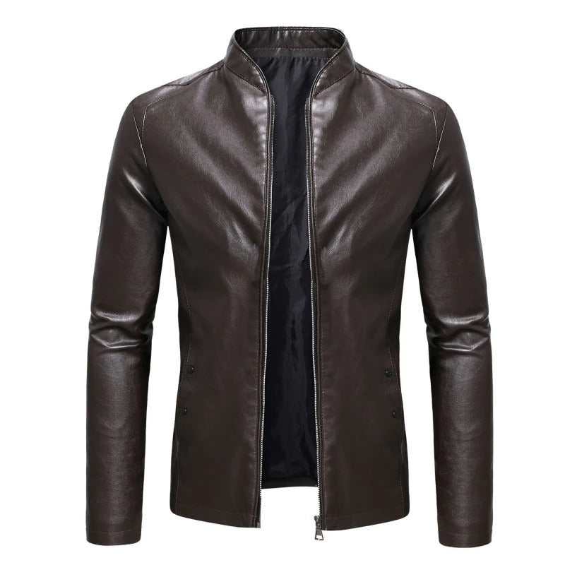 Blouson en cuir classique