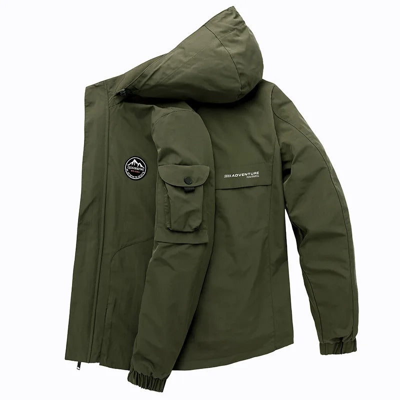 Manteau d’hiver militaire élégant