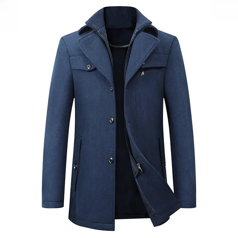 Manteau d’Hiver en Laine Élégant