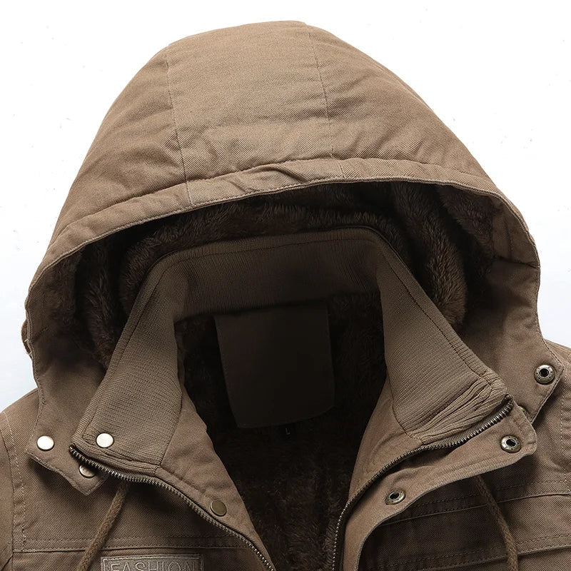 Veste d’hiver en coton décontractée