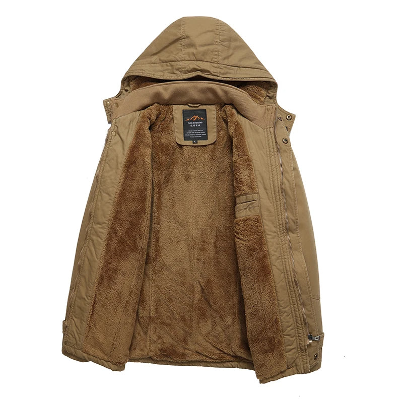 Veste d’hiver matelassée en coton élégante