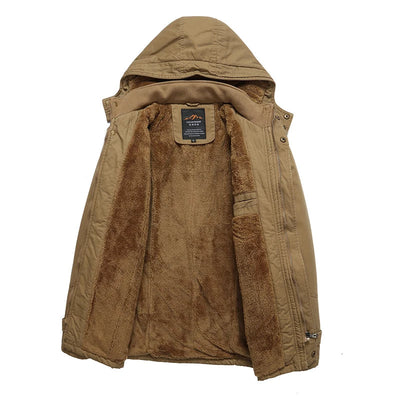 Veste d’hiver matelassée en coton élégante