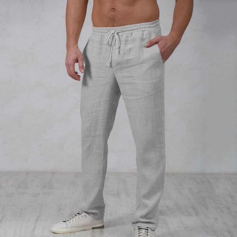Pantalon en lin élégant