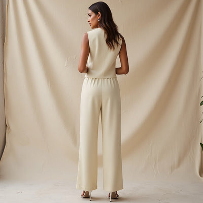 Cécile – Effen broekpak