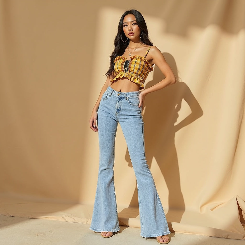 Georgette – Skinny broek