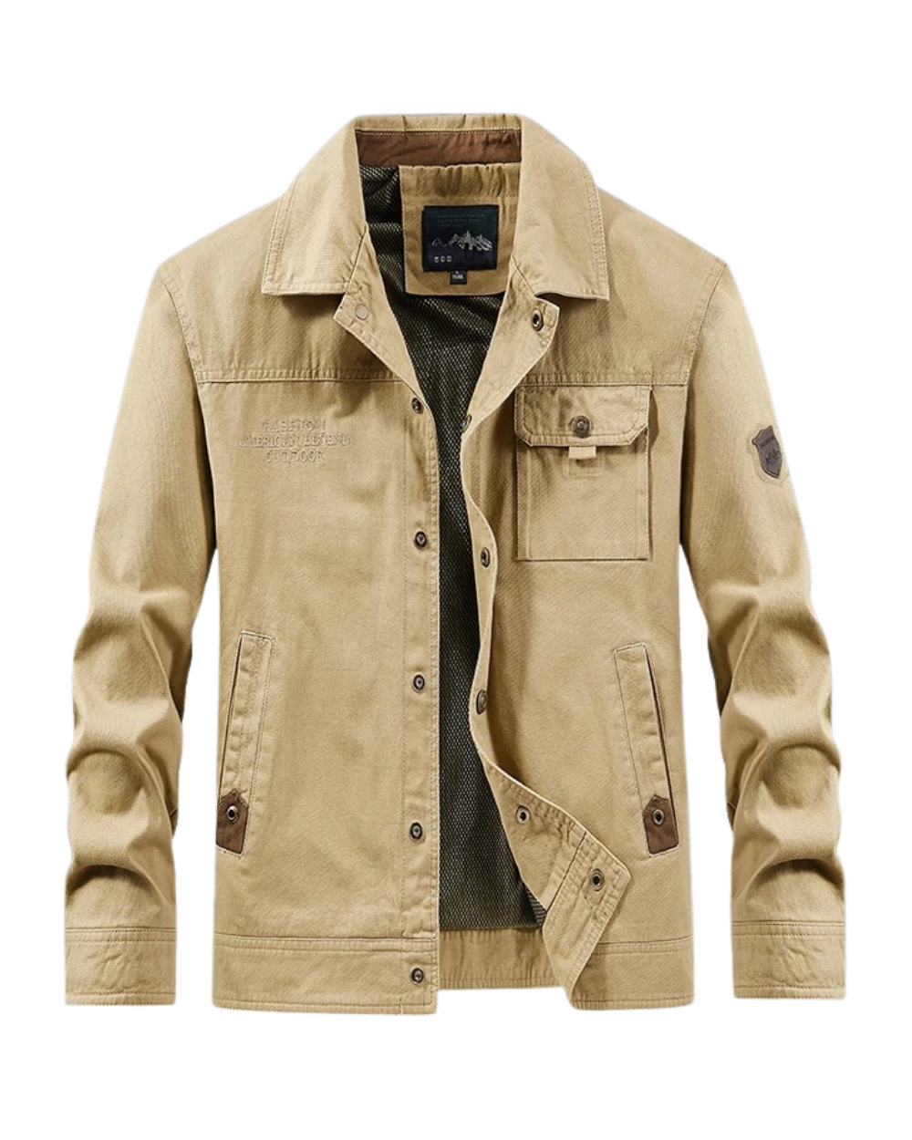 Blouson coupe-vent en coton