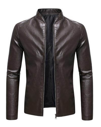 Blouson en cuir classique