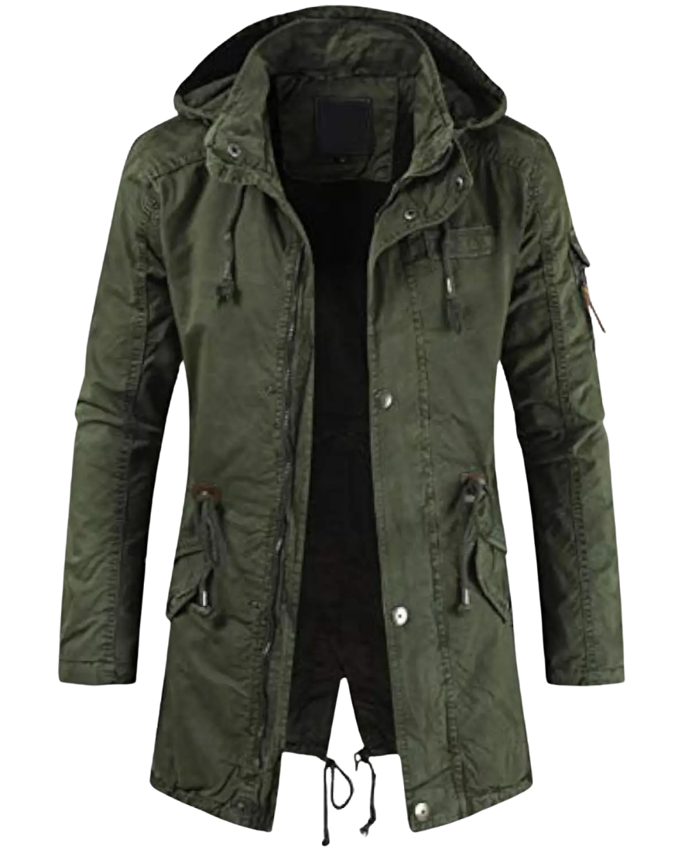 Longue parka cargo