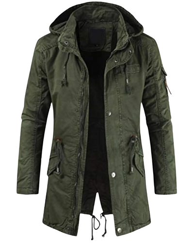 Longue parka cargo